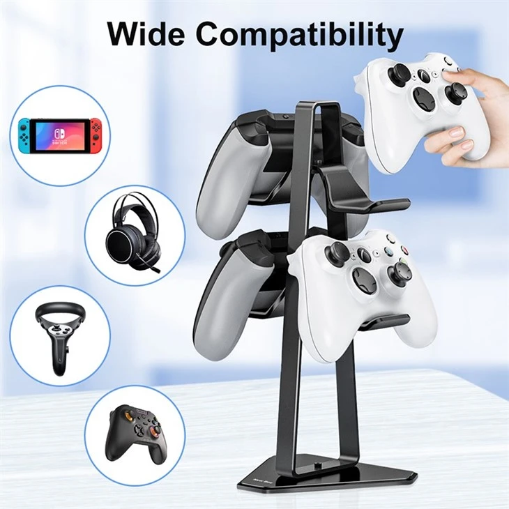 gaming headphone and controller stand